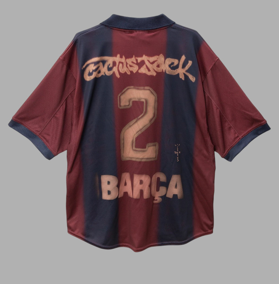 FC BARCELONA RETRO 2000/01 HOME SKELETON JERSEY