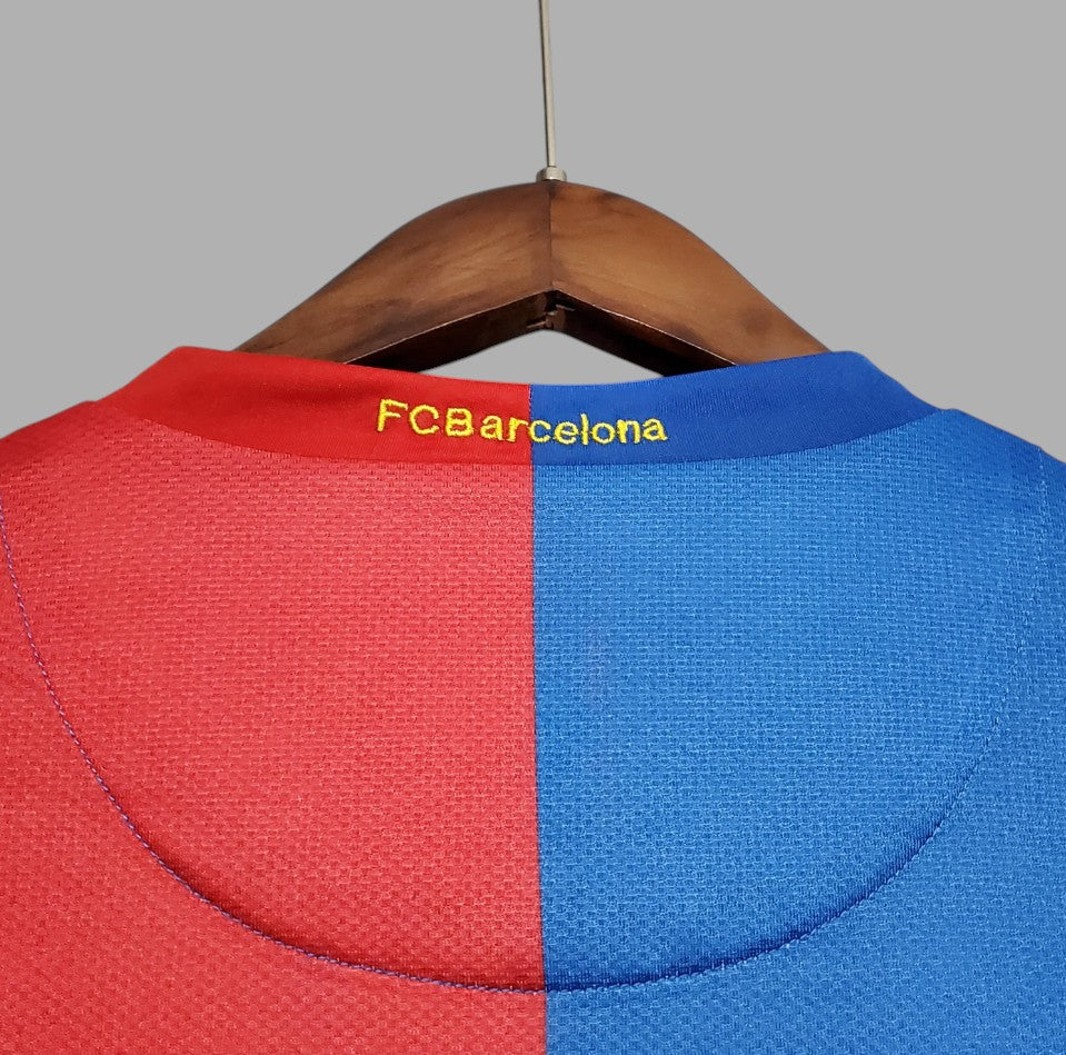 BARCELONA 2006 - 2007 HOME JERSEY LONG-SLEEVED