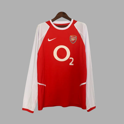 ARSENAL 2002 - 2003  HOME JERSEY LONG-SLEEVED