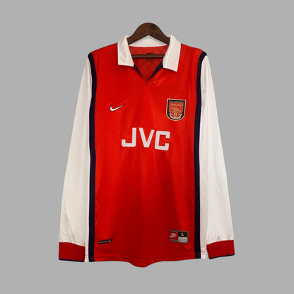 ARSENAL 1998 - 1999 HOME JERSEY LONG SLEEVED
