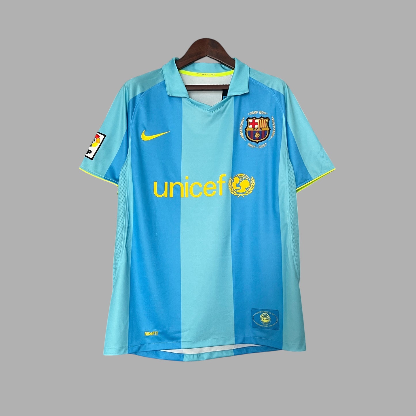 BARCELONA 2007 - 2008 AWAY JERSEY