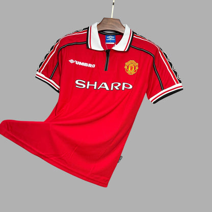 MANCHESTER UNITED 1998 - 1999 HOME JERSEY