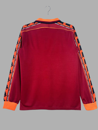 AS Roma Long Sleeve Home Shirt - 1998-99