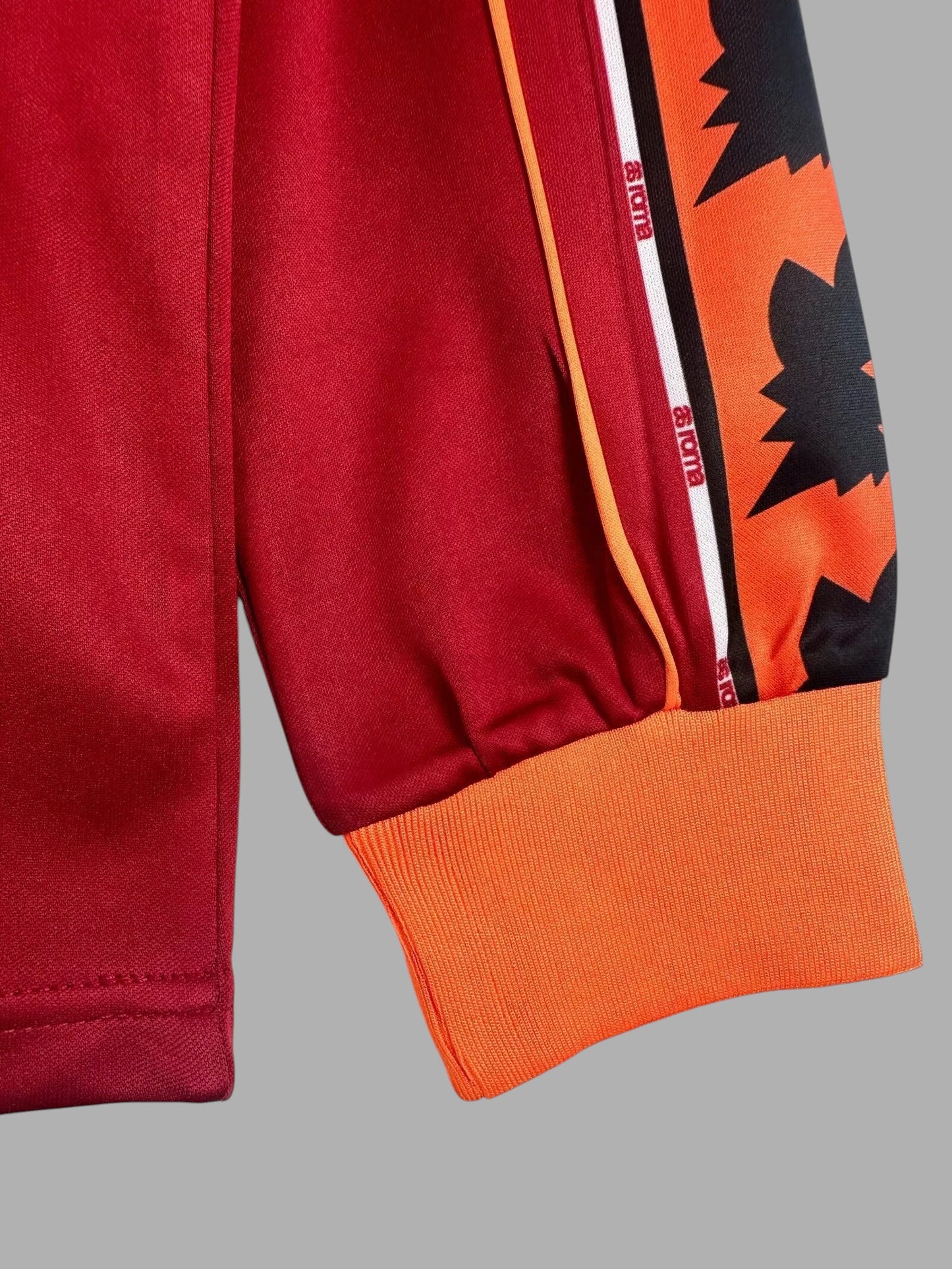 AS Roma Long Sleeve Home Shirt - 1998-99