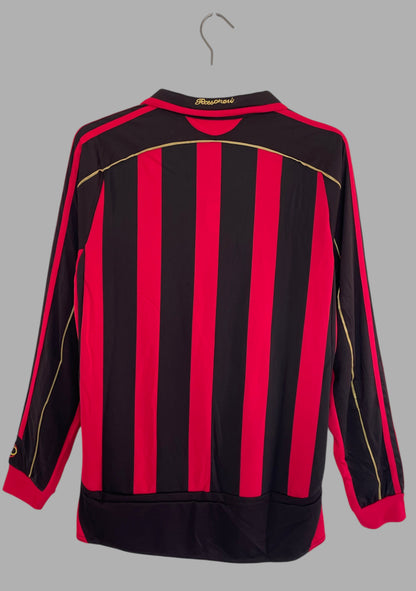 AC Milan Long Sleeve Home Shirt - 2007-08