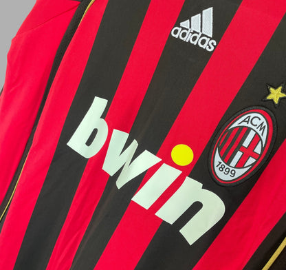 AC Milan Long Sleeve Home Shirt - 2007-08
