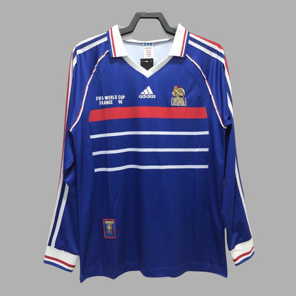 France Long Sleeve Home Shirt - 1998