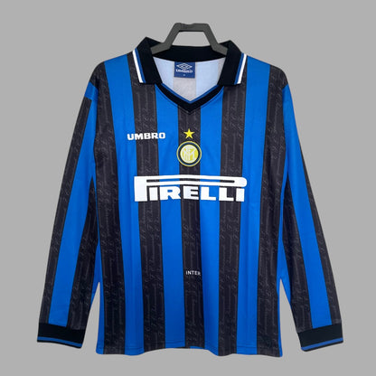 Inter Milan Long Sleeve Home Shirt - 1997-98