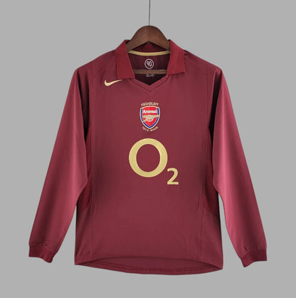 ARSENAL 2005 - 2006  HOME JERSEY LONG-SLEEVED