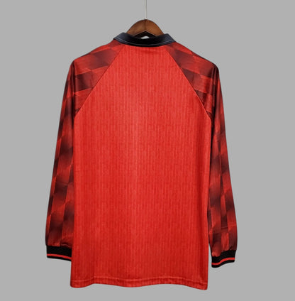 MANCHESTER UNITED 1996 - 1997 HOME JERSEY LONG-SLEEVED