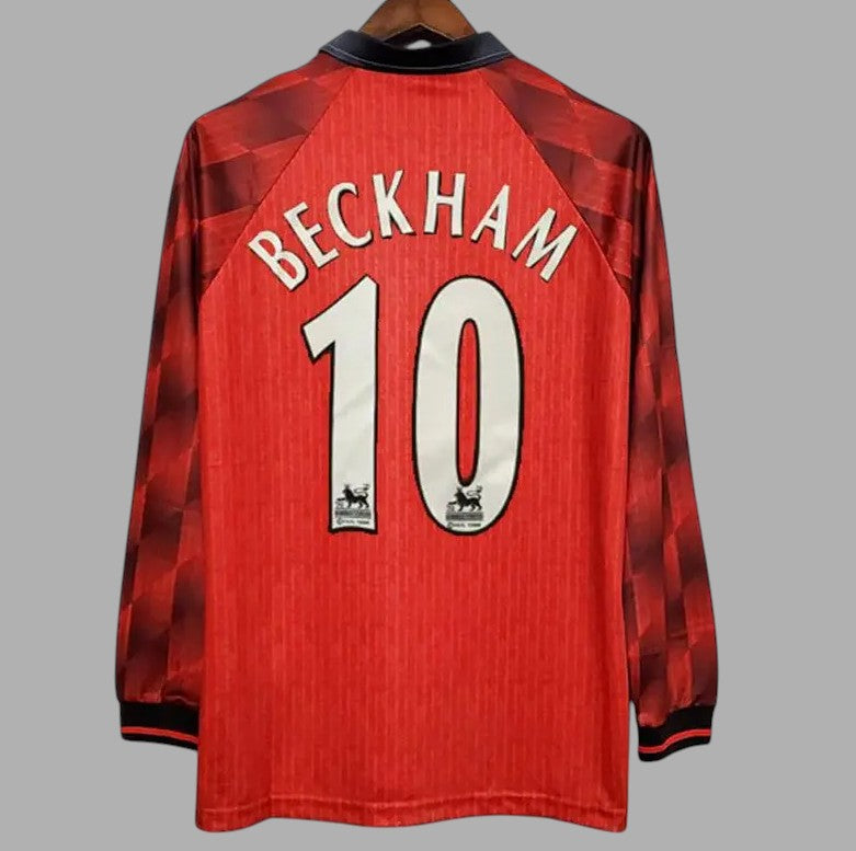 MANCHESTER UNITED 1996 - 1997 HOME JERSEY LONG-SLEEVED