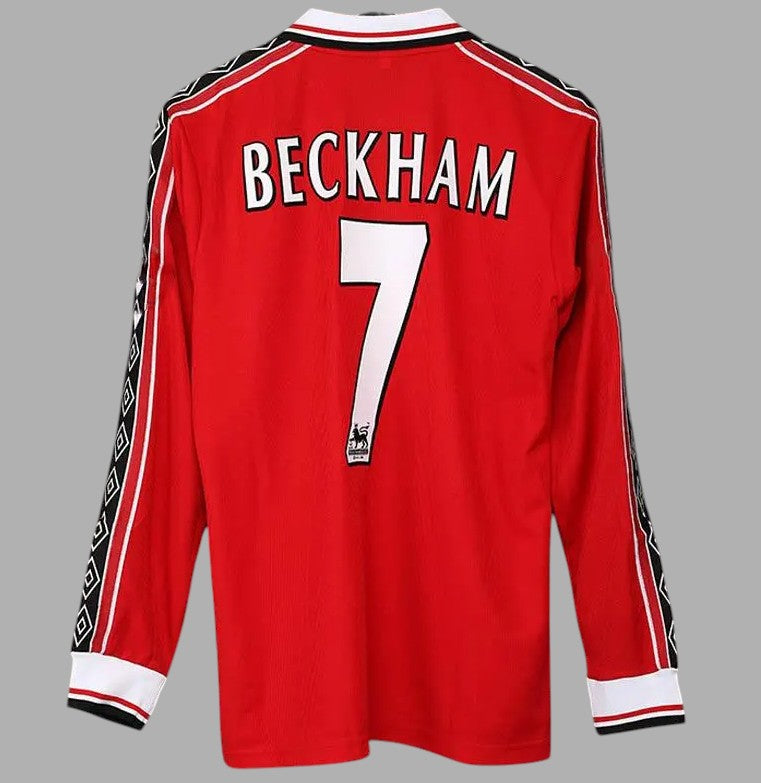 MANCHESTER UNITED 1998 - 1999 HOME JERSEY LONG-SLEEVED