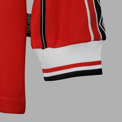 MANCHESTER UNITED 1998 - 1999 HOME JERSEY LONG-SLEEVED