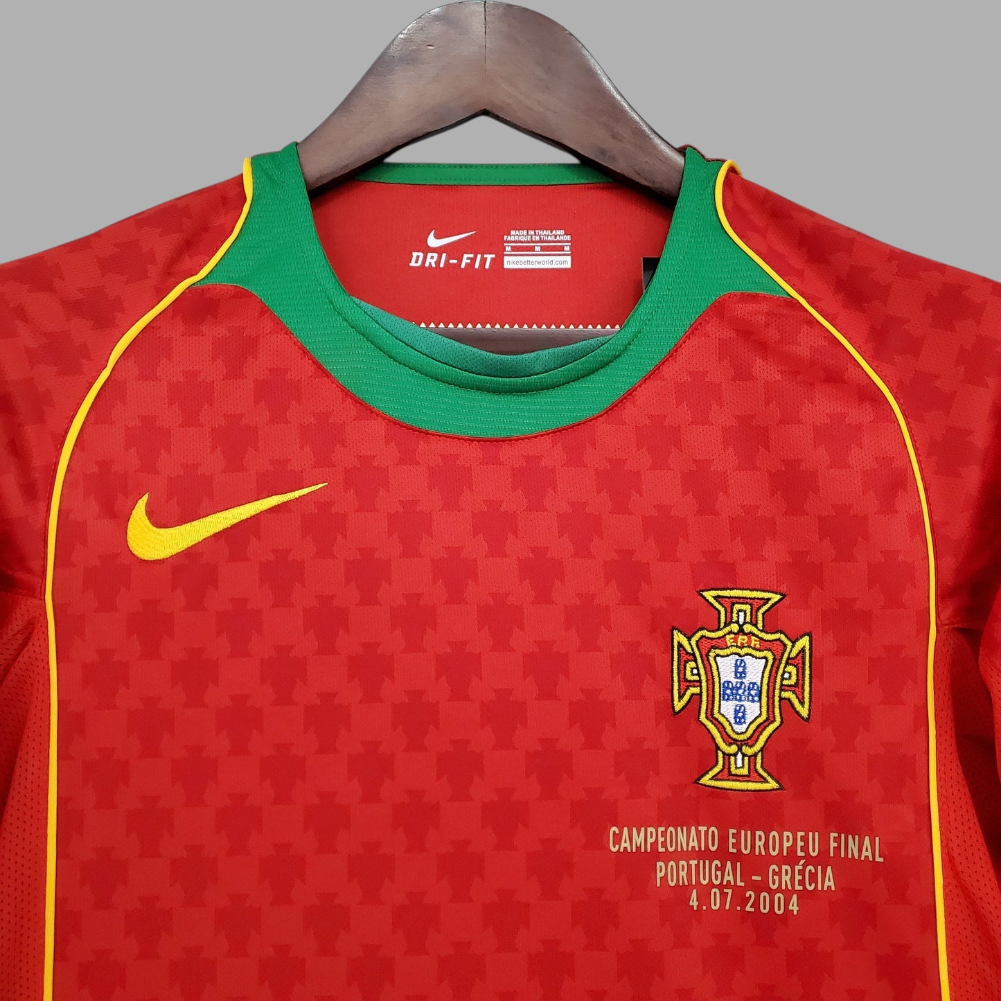PORTUGAL 2004 FINAL HOME JERSEY