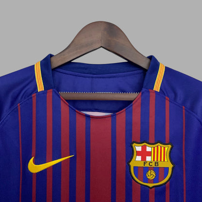 BARCELONA 2017 - 2018 HOME JERSEY LONG SLEEVED