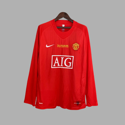MANCHESTER UNITED CHAMPIONS LEAGUE 2008 FINAL LONG SLEEVED