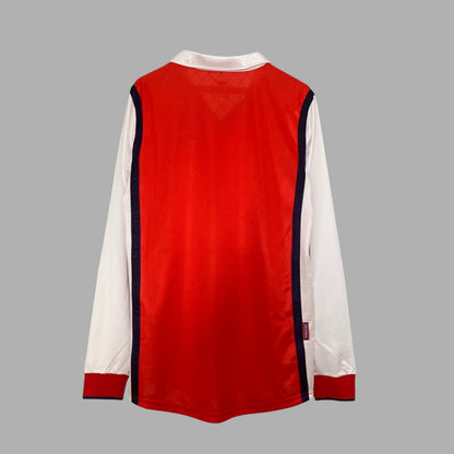 ARSENAL 1998 - 1999 HOME JERSEY LONG SLEEVED