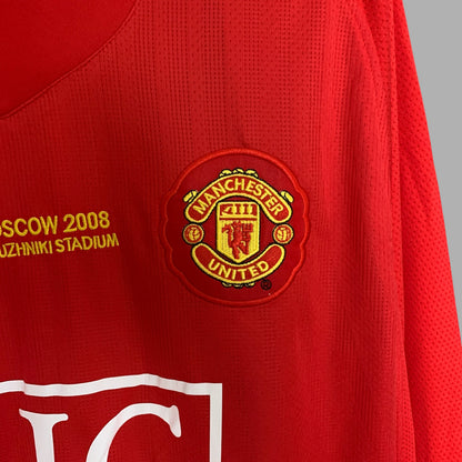 MANCHESTER UNITED CHAMPIONS LEAGUE 2008 FINAL LONG SLEEVED