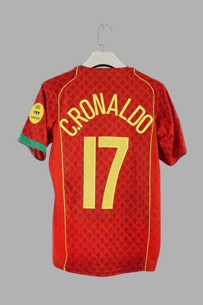 PORTUGAL 2004 FINAL HOME JERSEY